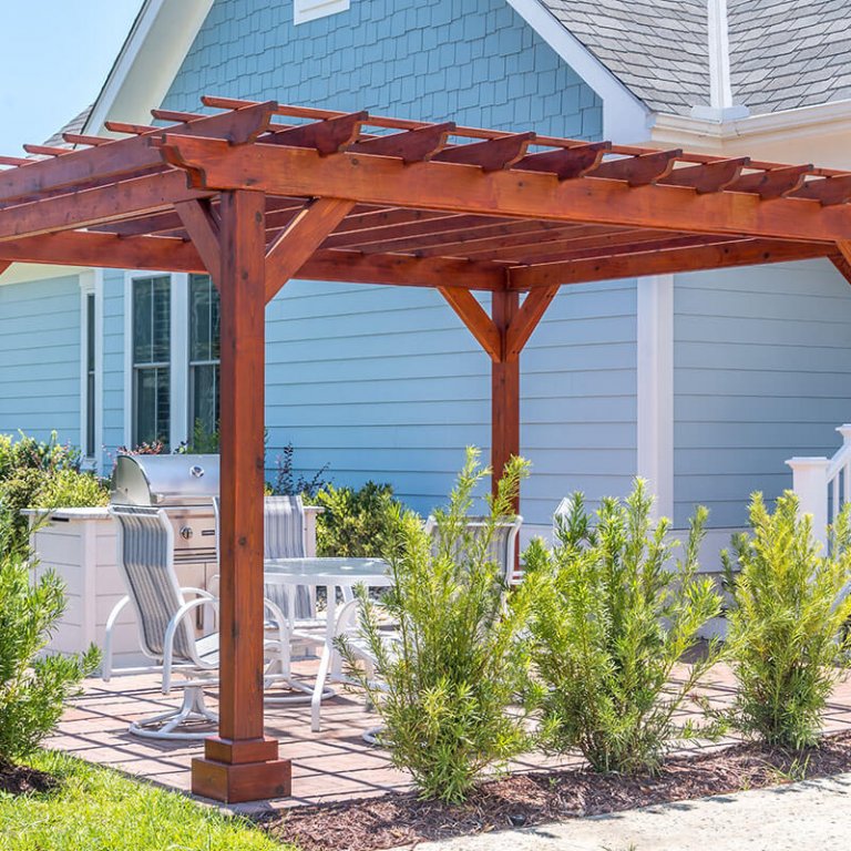 Terassenüberdachung Handwerkskunst